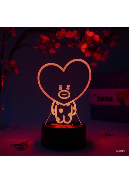 Tata LED Lamba – BT21 – Lamba Figürlü Gece Lambası, 16 (Yurt Dışından)