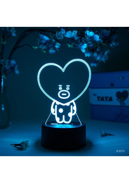 Tata LED Lamba – BT21 – Lamba Figürlü Gece Lambası, 16 (Yurt Dışından)