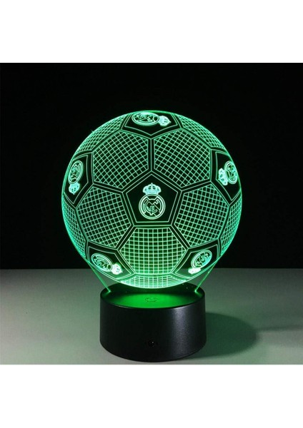 3D Optik Yanılsama Real Madrid Futbol Gecesi Ligi (Yurt Dışından)