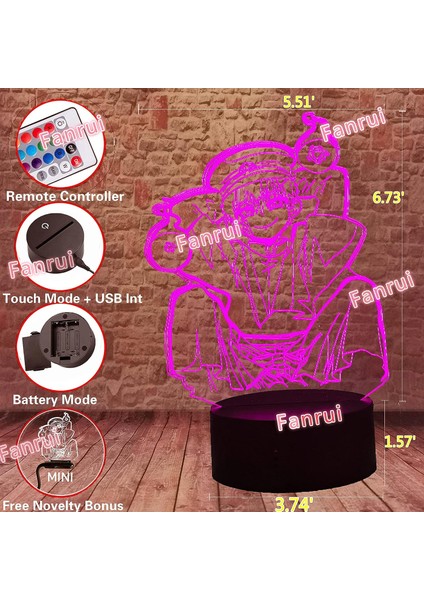 Anime Tuvalet Bağlı Hanako Kun Lambası - 3D LED Aksiyon (Yurt Dışından)