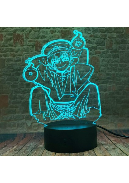 Anime Tuvalet Bağlı Hanako Kun Lambası - 3D LED Aksiyon (Yurt Dışından)