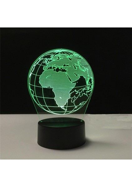 Çocuk Için LED Lamba 3D Görsel LED Gece Işıkları (Yurt Dışından)