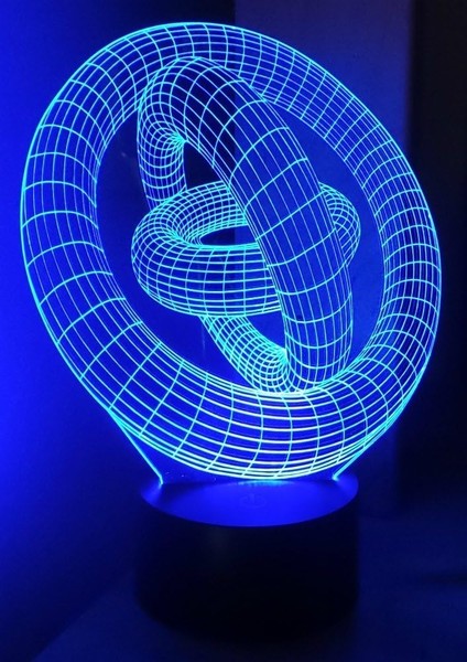 Optik Illüzyon 3D Halka Içi Aydınlatma (Yurt Dışından)
