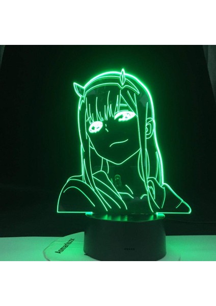 3D Çocuk Illusion Gece Lambası, Anime 3D Lamba Zer Dokunmatik Kontrol (Yurt Dışından)