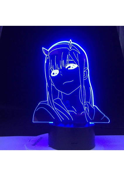 3D Çocuk Illusion Gece Lambası, Anime 3D Lamba Zer Dokunmatik Kontrol (Yurt Dışından)