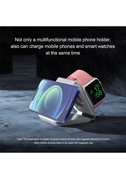 15W 3 In 1 Manyetik Kablosuz Şarj Pad iPhone 14 13 12 8 Pro Max Iwatch Hızlı Kablosuz Şarj Istasyonu Istasyonu (Yurt Dışından) fırsatları