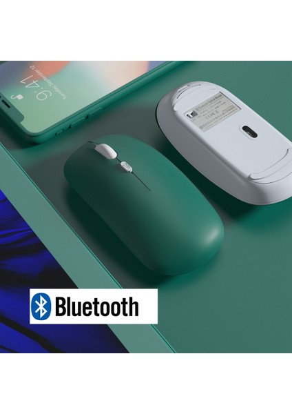 Kablosuz Bluetooth Fare iPad Samsung Huawei Lenovo Mipad Android Windows Tablet Pil Dizüstü Dizüstü Bilgisayar Için Fare (Yurt Dışından)