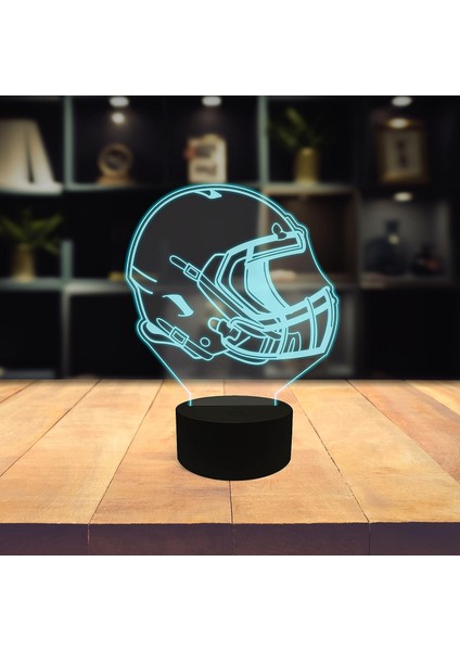 , Müzik 3D LED Masa Lambası, Caz Trompet I 8" x 10" Siyah Taban Futbol Güvenliği Kafa Parçası Oyuncu Ekipmanları (Yurt Dışından) modelleri