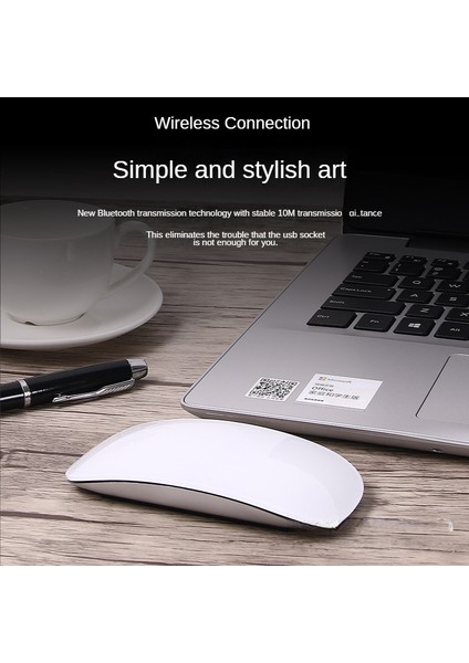 M511 Yüksek Kaliteli Istikrarlı Hafif Şarj Edilebilir Ergonomik Sessiz Kablosuz Bilgisayar Mac Tablet Telefon Için Bt Sihirli Fare (Yurt Dışından)