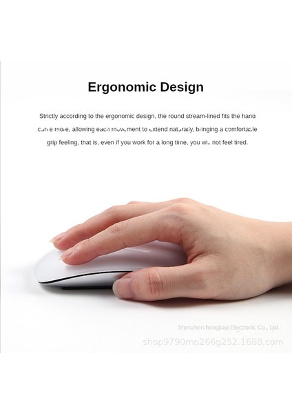M511 Yüksek Kaliteli Istikrarlı Hafif Şarj Edilebilir Ergonomik Sessiz Kablosuz Bilgisayar Mac Tablet Telefon Için Bt Sihirli Fare (Yurt Dışından)