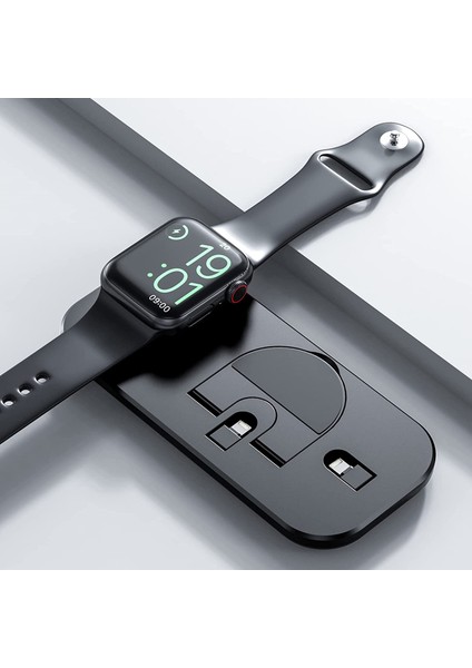 3 In 1 Kablosuz Şarj Pad Standı iPhone 14 13 12 11 Apple Watch Iwatch Telefon Tutucu Için Hızlı Şarj Dock Istasyonu (Yurt Dışından) indirimleri