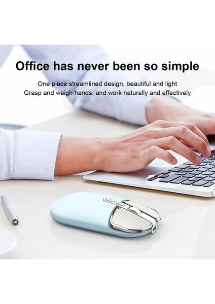 Ryra M203 Ikinci Nesil Kablosuz Fare Bt Çift Mod Dilsiz Kızlar Sevimli Toz Dizüstü Ofis Ev Şarj Masaüstü Ofis Faresi (Yurt Dışından) fırsatları