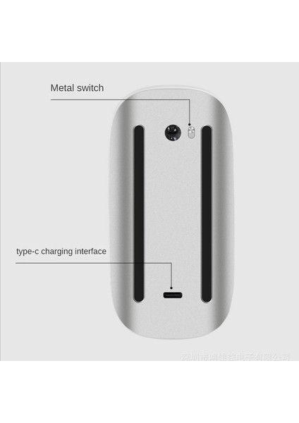 M511 Yüksek Kaliteli Istikrarlı Hafif Şarj Edilebilir Ergonomik Sessiz Kablosuz Bilgisayar Mac Tablet Telefon Için Bt Sihirli Fare (Yurt Dışından)