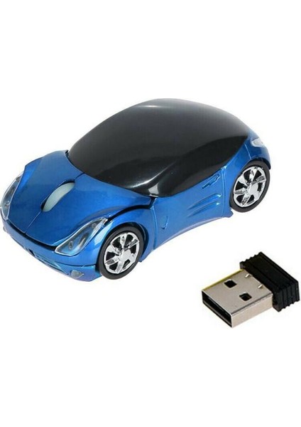 Ryra Kablosuz Fare Araba Fare Sevimli ve Ilginç Fareler Dizüstü USB Alıcısı Kablosuz LED Işık Araba Şekli Optik Pc Masaüstü (Yurt Dışından) modelleri