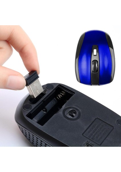 Ryra Oyun Kablosuz Fare Ergonomik Fare 6 Tuşları 2.4 Ghz Mause Gamer Bilgisayar Fare Fareler Oyun Ofis Için (Yurt Dışından)