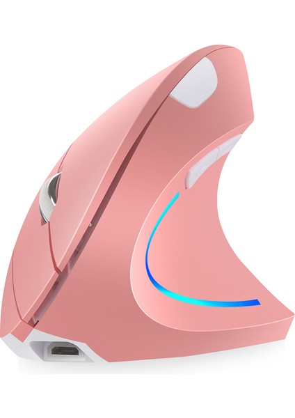 H1 Şarj Edilebilir Ayarlanabilir Dpı Kablosuz Ergonomik Dikey Fare 2.4 Ghz 2400 Dpı Dizüstü/macbook/pc Için Dikey Fareler (Yurt Dışından)