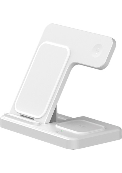 15W Kablosuz Şarj Cihazı 3 In 1 iPhone 14 13 12 Pro Max 11X8 Hızlı Şarj Standı Istasyonu Apple Watch 8 7 6 Şarj Standı (Yurt Dışından)
