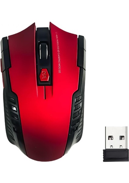 Ryra 2.4g 6 Anahtar Kablosuz Fare Oyun Fare 1600 Dpı USB Alıcı Gaming Mouse Optik Dizüstü Bilgisayar Pc Gamer Csgo Pubg Lol (Yurt Dışından)
