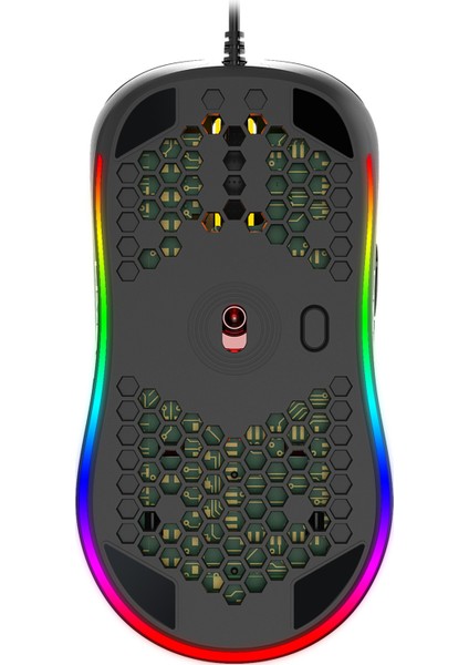 Rgb Işıklı Makro Programlama Oyun Faresi, Işığı Kapatmak Için 6 Tuş, USB Kablolu Fare Tak ve Çalıştır, 6 Seviyeli Ayarlanabilir Dpı (Yurt Dışından)