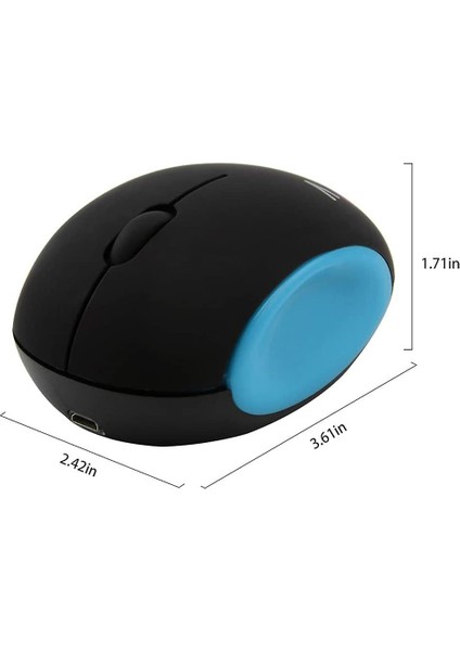 2.4ghz Kablosuz Fare Sevimli Küçük Sessiz Fare Taşınabilir Mini Şarj Edilebilir Optik Fareler Karikatür Bilgisayar Faresi 3 Düğmeler Dizüstü Bilgisayar Deskt Için Akülü Fare (Yurt Dışından) indirimleri
