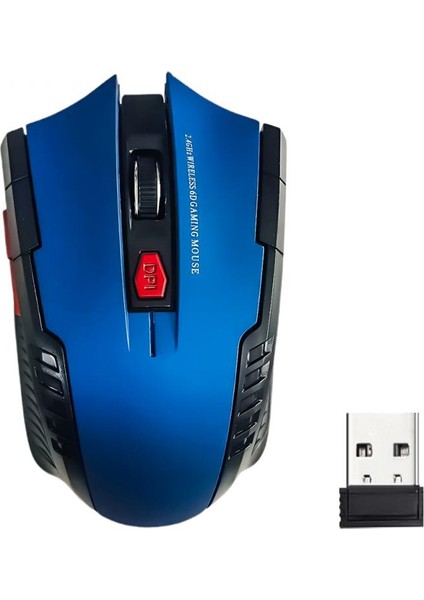 Ryra 2.4g 6 Anahtar Kablosuz Fare Oyun Fare 1600 Dpı USB Alıcı Gaming Mouse Optik Dizüstü Bilgisayar Pc Gamer Csgo Pubg Lol (Yurt Dışından)