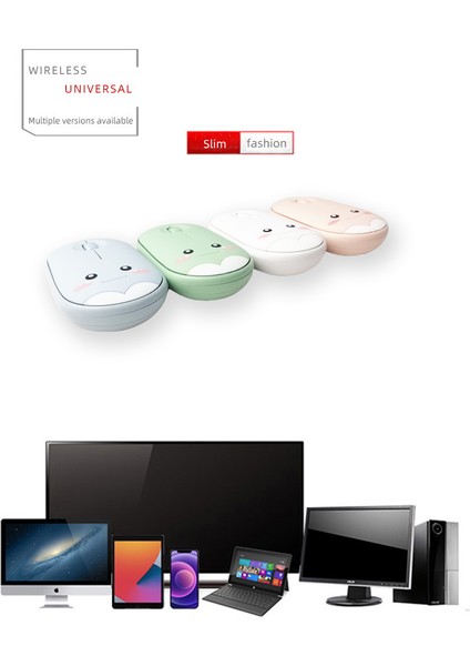 Macbook Pro Için Bluetooth Fare Şarj Edilebilir Kablosuz Fare Dizüstü Bilgisayar Için Bluetooth Kablosuz Fare (Mavi) (Yurt Dışından)