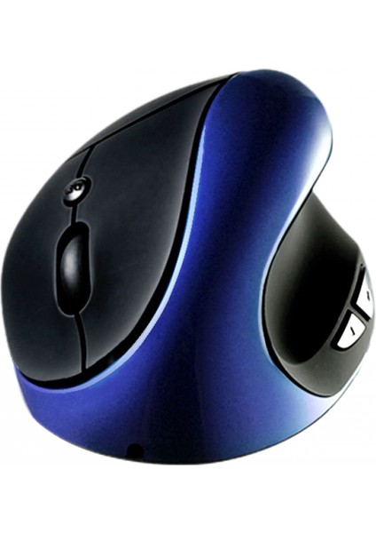 Dikey Kablosuz Fare Sessiz Şarjlı Fare 2.4g Optik Kablosuz Fare, 800/1200/1600 Dpı, Dizüstü Bilgisayar, Mac, Pc, Masaüstü (Sağ El, Büyük), Blu Için Dikey Bilgisayar Kablosuz Fare (Yurt Dışından) fırsatları