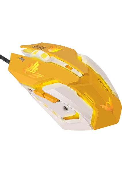 Solunum LED USB Kablolu Optik Fare 2400 Dpi Pc Dizüstü Masaüstü Bilgisayar 6 Düğmeler Ow Dva Overwatch Dropshipping Için Oyun Fareleri (Yurt Dışından)