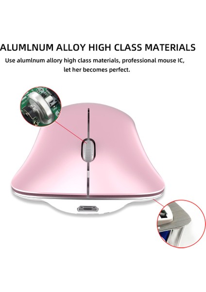 Yeni Fare Şarj Edilebilir Sessiz Bluetooth Fare Çift Modlu Bluetooth 2.4g Kablosuz Fare Ofis Oyunları Için Uygun (Yurt Dışından) fırsatları