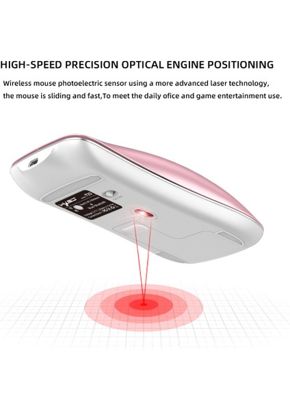 Yeni Fare Şarj Edilebilir Sessiz Bluetooth Fare Çift Modlu Bluetooth 2.4g Kablosuz Fare Ofis Oyunları Için Uygun (Yurt Dışından) indirimleri