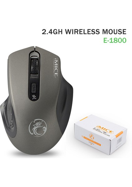 2.4g Kablosuz Fare Bilgisayar Faresi Ergonomik Fare Oyun 1600 Dpı USB Optik Mause Gamer Pc Fareler Kablosuz Bilgisayar Dizüstü Bilgisayarı Için (Yurt Dışından)