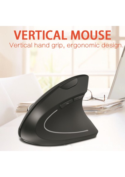 Hkza Kablosuz Fare Dikey Oyun Faresi USB Bilgisayar Fareler Ergonomik Masaüstü Dik Fare Pc Dizüstü Ofis Ev Için 1600 Dpı (Yurt Dışından) fiyatları