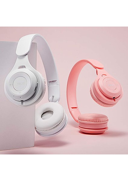 M6 Kablosuz Katlanabilir Kulaklık Makaron Ağır Bas Bluetooth Oyun Kulaklığı, Ev Ofis Için Kablosuz Kulak Üstü Kulaklık, 150 Saat Uzun Bekleme Süresi Kırmızı (Yurt Dışından)