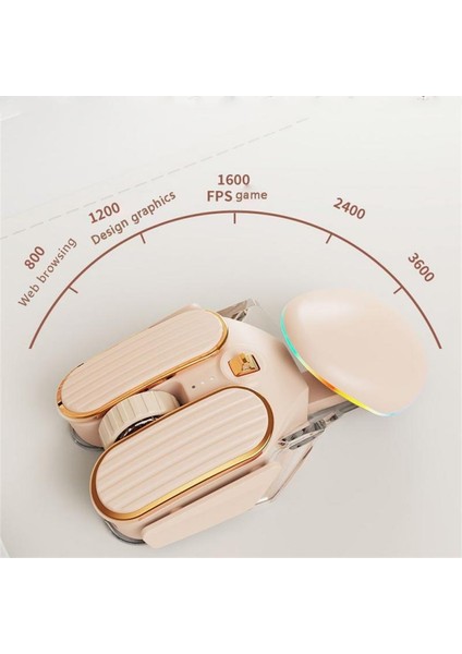 RYRA2023 Bluetooth Kablosuz Dilsiz Fare Rgb Şarj Edilebilir Fare Macbook Pc Gamer Dizüstü Bilgisayar Ofis Faresi Bayanlar Için Hediye (Yurt Dışından)