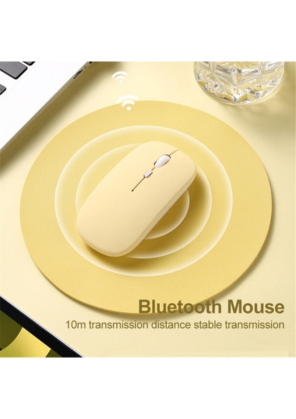 Kablosuz Bluetooth Fare Taşınabilir Sihirli Sessiz Ergonomik Fareler Dizüstü iPad Tablet Dizüstü Cep Telefonu Ofis Oyun Faresi (Yurt Dışından)