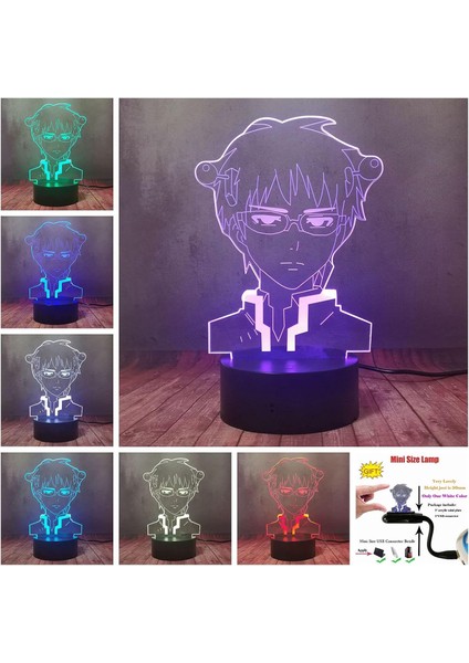 Saiki K Anime Lambasının Felaket Yaşamı 3D LED S (Yurt Dışından)