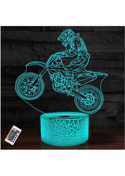 Basketbol Gece Lambası, 16 Renk Uzaktan Co Motokros (Yurt Dışından)