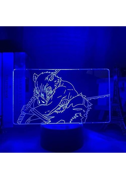 Anime Lamba Gece Lambası LED Demon Slayer Inosu (Yurt Dışından)