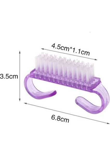 4101 Mini Tırnak Fırçası 2li - Mor