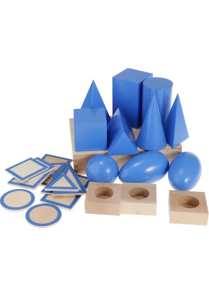Geometrik Şekiller Montessori Oyuncakları, Çocuk Bebekleri Duyusal Materyaller, (Yurt Dışından) modelleri