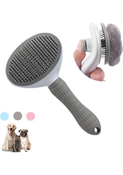 Köpek Kedi Saç Fırçası Tarak Köpek Tarak Uzun Tüylü Köpekler Için Paslanmaz Çelik+Kedi Topu Hediyeli modelleri