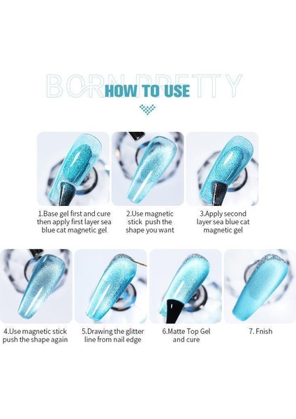 10 Ml Sea Blue Kedi Gözü Oje Sb-06 (56466) fırsatları