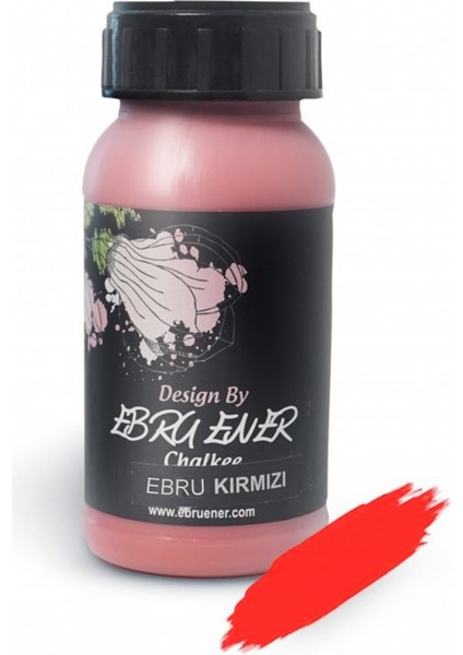 Chalkee Boya Ebru Kırmızı 250 Ml.