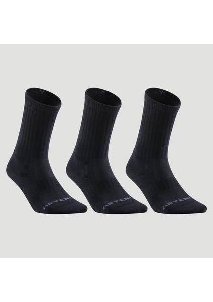 Artengo Uzun Boy Konçlu Tenis Çorabı - 3'Lü Paket - Siyah - Rs 500 fiyatları