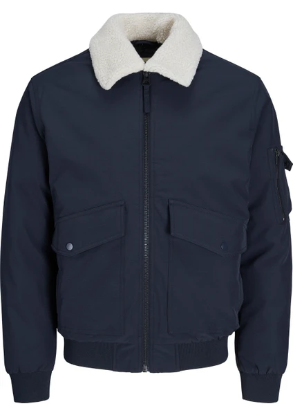 Jack & Jones Fonksiyonel Cepli Bomber Ceket - Bluclipper