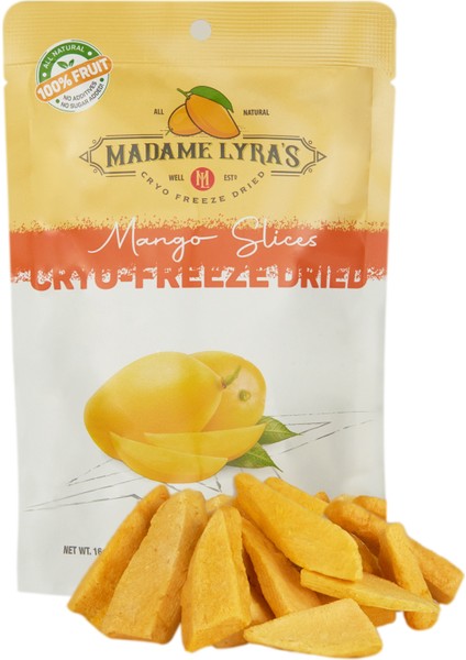 Freeze Dried (Dondurularak Kurutulmuş) Mango Dilimleri - 16 gr * 8'li Kutu