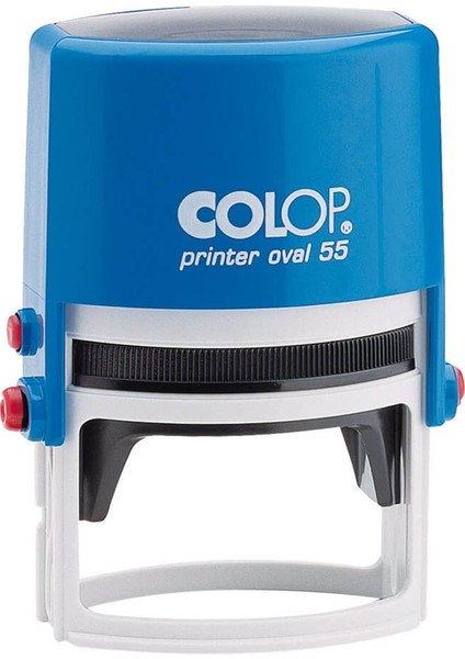 Prınter Oval 55 Mavi Kasa Mavi Keçe - 35X55MM fiyatları