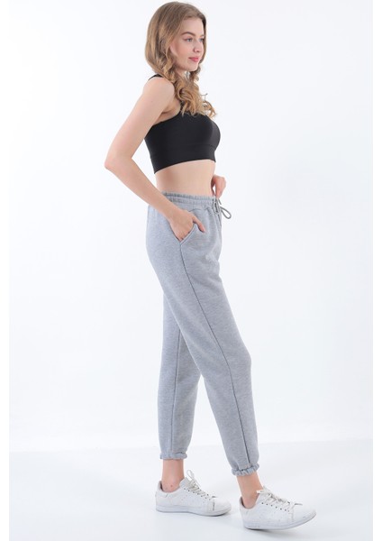 Kadın 3 iplik şardonlu penye kumaşı Eşofman Altı