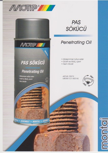 Pas Sökücü Sprey 400 Ml.