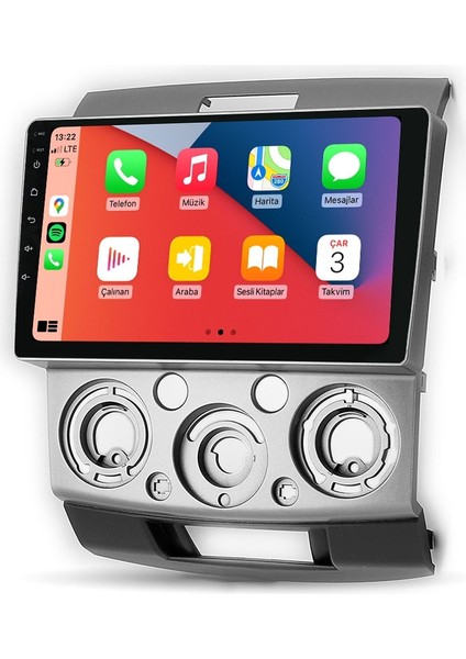 Ford Ranger Mazda Bt-50 2006 2010 9inç 2gb Ram Kablosuz Carplay Android Auto Oem Multimedya Navigasyon